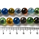 Fili di perline di agata naturale che cola G-K356-A01-03-5