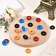 SUPERFINDINGS 40Pcs 4 Colors Sponge Style Joystick Positioning Auxiliary Ring for Game Console FIND-FH0005-22-2