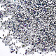 Fgbメッキガラスシードビーズ  ネイルアートの装飾アクセサリー  穴なし/ドリルなし  ラウンド  カラフル  0.6~0.8mm  約450 G /袋 SEED-S019-08I-2