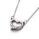 304 Stainless Steel Pendant Necklaces NJEW-E141-28P-2