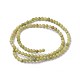 Natürliche chinesische Jade Perlen Stränge G-G735-38-4mm-2