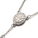 304 collane di perline rosario in acciaio inox NJEW-L353-54-3