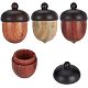3шт 3 цвета деревянные подвески WOOD-NB0002-06-1