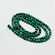 Synthetic Malachite Beads Strands G-N0208-01-3mm-2
