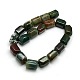 Natural Faceted Agate Column Bead Strands G-L174-07B-2