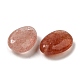 Breloques naturels de larme de quartz de fraise G-M410-01-10-2