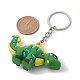Cartoon-Dinosaurier-Schlüsselanhänger aus PVC-Kunststoff KEYC-JKC00673-3