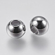 304 Stainless Steel Beads STAS-F139-062P-8mm-2