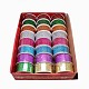 Glitter Style Gift Packaging Ribbons AJEW-A019-12-1
