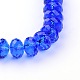 Faceted Rondelle Imitation Austrian Crystal Glass Bead Strands G-PH0009-13-8x5mm-2