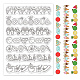 GLOBLELAND Summer Lace Clear Stamps Ice Cream Fruit Beach Silicone Clear Stamp Seals for Cards Making DIY Scrapbooking Photo Journal Album Decor Craft DIY-WH0167-56-631-1