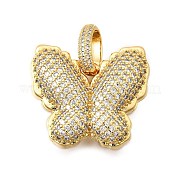 Латунные микро проложить кубического циркония подвески KK-C094-03G