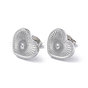 304 Stainless Steel Stud Earring for Women EJEW-I285-19P