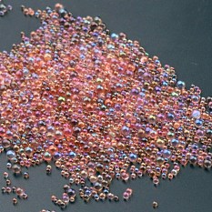 Mini perles en verre pour nail art MRMJ-WH0064-40L