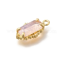 Messing Glas Anhänger / charms&nbsp;KK-U061-10G-04