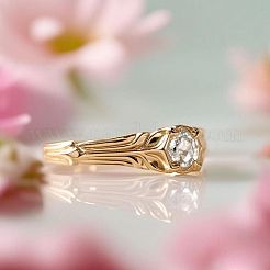 Fingerringe aus einer Legierung mit Strassen für Damen&nbsp;FS-WGE5B8F-03