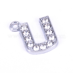 Anhänger aus Legierung mit Mikropavé-Kubikzirkonia-Strassen&nbsp;ALRI-WH0005-14