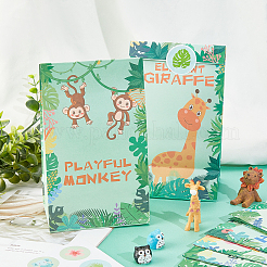 6 Papiertüten mit Tiermotiven&nbsp;AJEW-WH0283-18