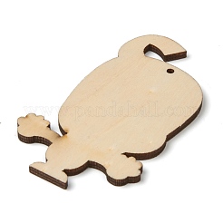 Bois naturel gros pendentifs&nbsp;WOOD-B001-21