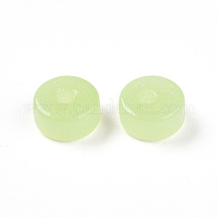 Nachahmung Jade Glasperlen&nbsp;GLAA-N007-6x3mm-B01