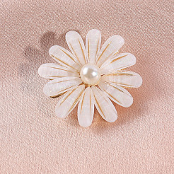 Exquisite Blumenbrosche aus Legierung für Mädchen und Frauen&nbsp;PW-WG37E88-01