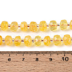 Stränge aus erhitzten natürlichen Citrinperlen&nbsp;G-N327-08A-11