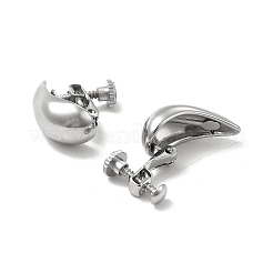Anlaufgeschützter Ohrstecker aus 304 Edelstahl für Damen und Herren&nbsp;LS-STAS-P319-35P