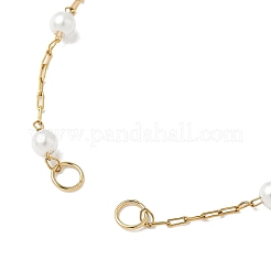 Herstellung von Armbändern aus ABS-Imitationsperlen&nbsp;AJEW-JB01351