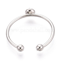Fassungen für Cup-Peg-Ringe aus Messing&nbsp;KK-N274-35P
