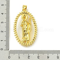 Pendentifs en laiton zircon cubique transparent&nbsp;KK-H472-42A-G