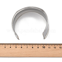 Manschettenarmreifen aus 304 Edelstahl&nbsp;BJEW-Z127-01P