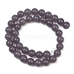 Gefärbt natürlichen weißen Jade Perlen Stränge&nbsp;GG-CBAEB22-B01-10mm-03