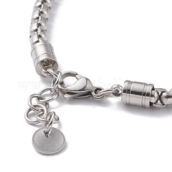 Bracelet en pierre perlée de pierres naturelles mélangées avec lion pour fille femme&nbsp;BJEW-F418-05