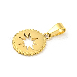 Pendentifs en acier inoxydable 304 avec placage ionique (IP)&nbsp;STAS-F307-18G