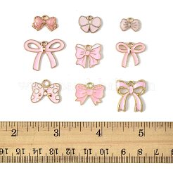 36pcs 9 styles de pendentifs en émail en alliage&nbsp;ENAM-FS0003-43