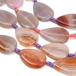 Fili di perline di agata naturale / agata a strisce&nbsp;GG-CBA367E-01B