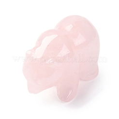 Natural Rose display de cuarzo decoraciones&nbsp;DJEW-P019-C05