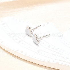 Anlaufgeschützte Ohrstecker aus 304 Edelstahl&nbsp;X-STAS-I071-17P