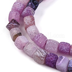 Fili di perline di agata naturale stagionato&nbsp;G-NH0038-01E