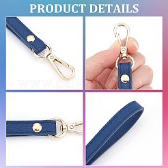12 porte-clés avec dragonne en cuir PU 12 couleurs&nbsp;KEYC-CA0001-19