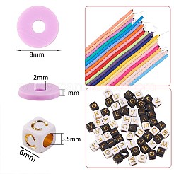20 Strang 20 Farben flache runde handgemachte Polymer Clay Perlen&nbsp;CLAY-SZ0001-72