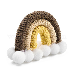 Polycotton (Polyester-Baumwolle) gewebter Regenbogen-Wandbehang&nbsp;FIND-T035-16A