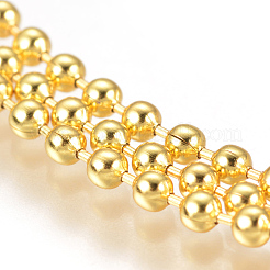 Acier inoxydable balle création de collier de chaîne &nbsp;MAK-L019-01D-G