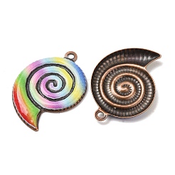 Pendentifs en fer imprimé aux couleurs de l'arc-en-ciel&nbsp;RN-CBA3547-01C