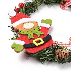 Décorations de guirlande de noël en plastique&nbsp;HJEW-B002-01