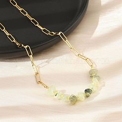 Colliers de perles en quartz rutile naturel&nbsp;NJEW-C070-04G-05