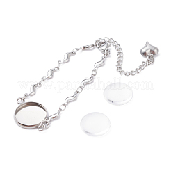 9 Stück 9 Stil 304 Edelstahl Armbandherstellung&nbsp;STAS-UN0027-11