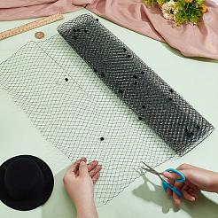 Deko-Mesh-Bänder&nbsp;SRIB-WH0011-179B-01