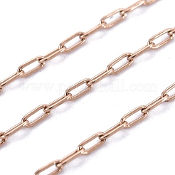 Chaînes à trombones en acier inoxydable 304 avec placage ionique (IP)&nbsp;CHS-F010-01A-RG-01