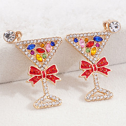 Boucles d'oreilles pendantes en alliage de Noël&nbsp;FS-WG10992-03
